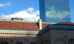 View from Boston Public Library's 3rd floor